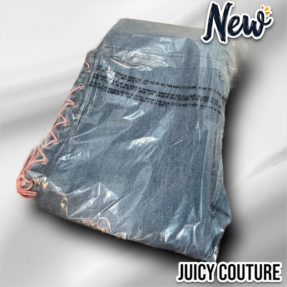 New Juicy Couture Malibu Lace-Up Demi Jeans Pants - Picture 6 of 6